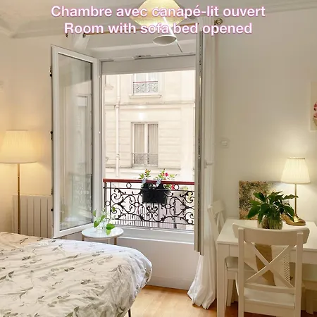Rum i privatbostad Privee, Sdb Partage, Arc De Triomphe, Metro 1, T3b, Rer C E A Paris