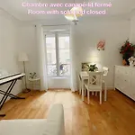 Privee, Sdb Partage, Arc De Triomphe, Metro 1, T3b, Rer C E A *